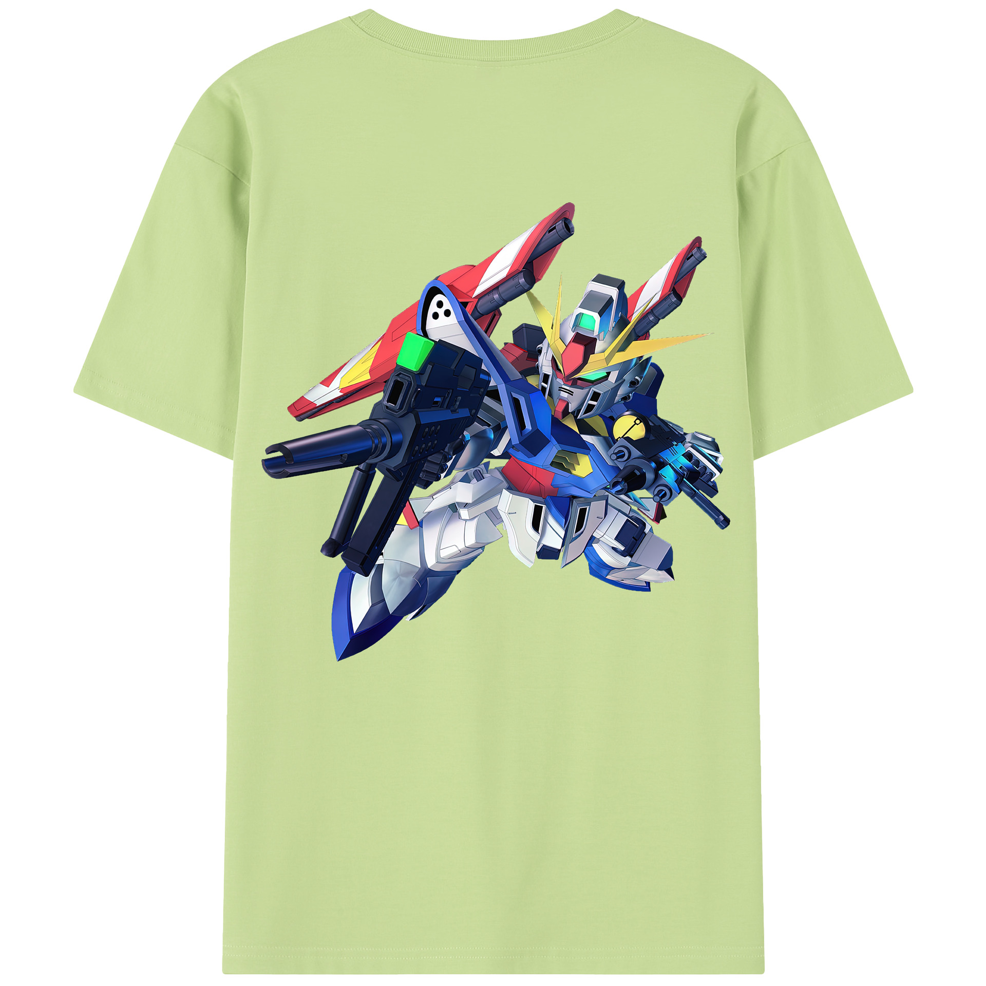 （画像用） 機動戦士ガンダム Mobile Suit Gundam 綿100％半袖Tシャツ（背面プリント）